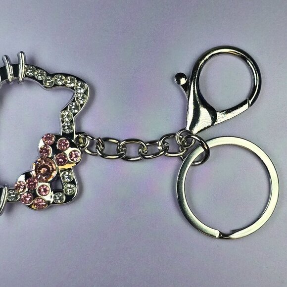 Hello Kitty Rhinestone Bag Charm / Keychain‎ (NWOT) - Picture 5 of 5